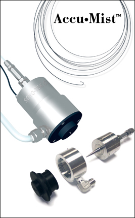 Accumist for Guide Wire Coating