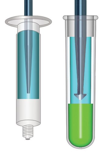 Blood collection tube coating layering