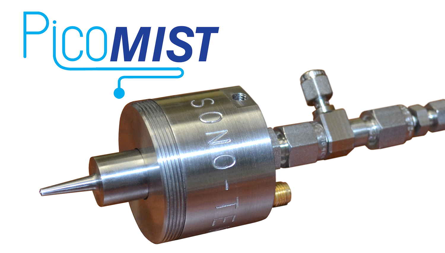 PicoMist ultrasonic nozzle for conductive nanocoatings